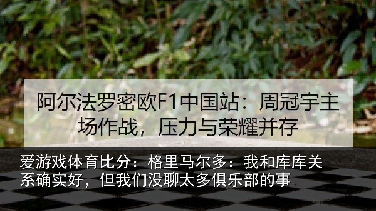 爱游戏体育比分：格里相关情况系确实好，但我相关情况的事