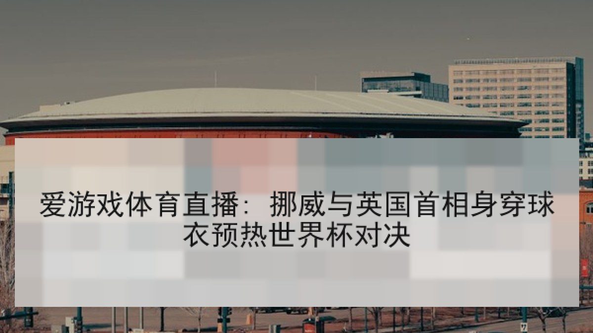 爱游戏体育直播: 挪威与英国首相身穿球衣预热世界杯对决